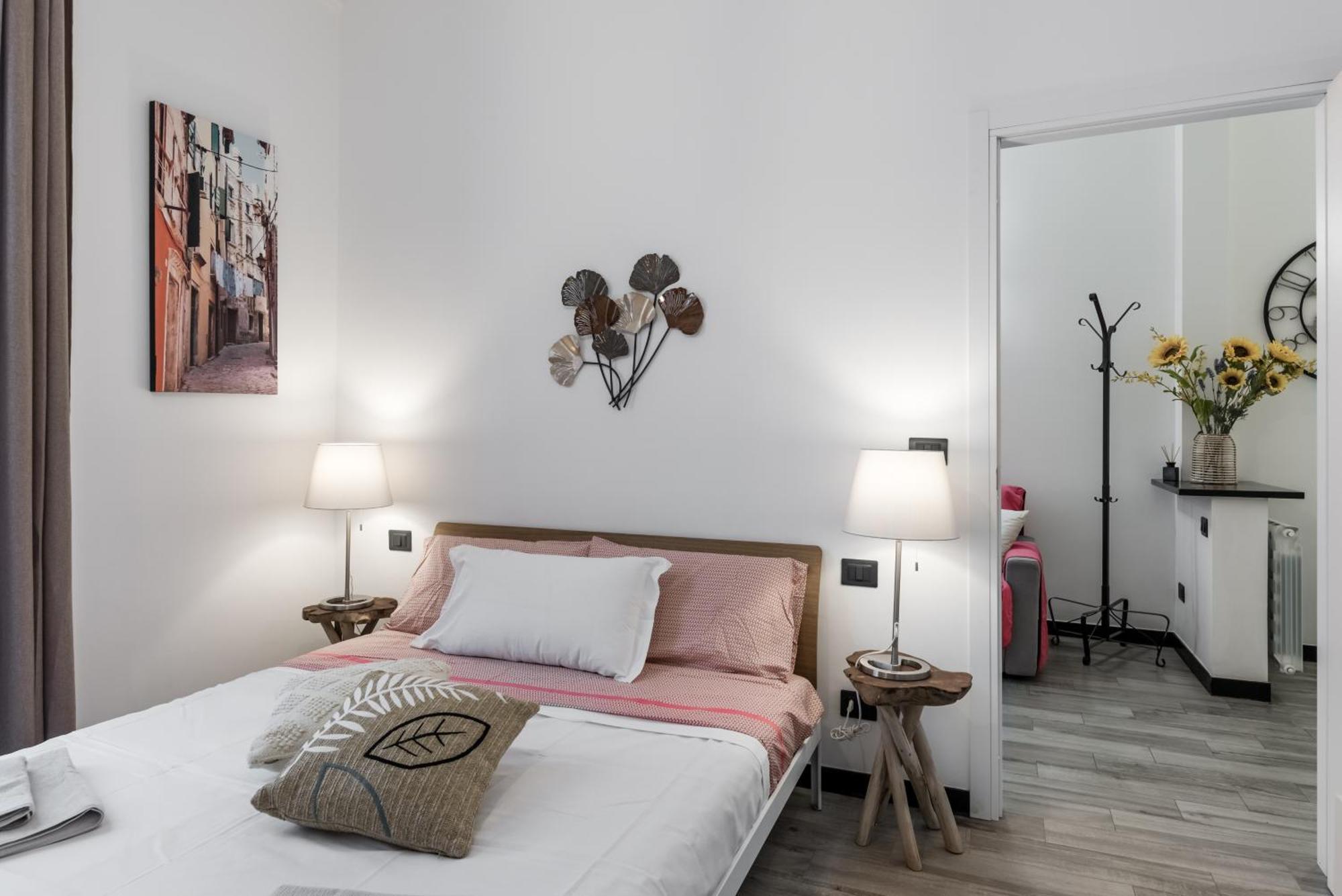 Acquario 5 Minuti, 1Br , Free A-C, Wifi & Netflix "City Center" By Tilo Genoa Bagian luar foto